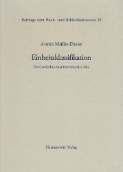 Buchcover Einheitsklassifikation