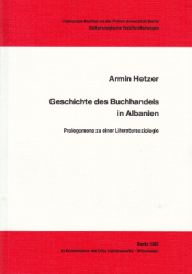 Geschichte des Buchhandels in Albanien