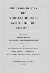 Die Handschriften der ehemaligen königlichen Hofbibliothek Stuttgart. Band 4.2