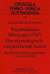Vocabularium Sibiricum (1747) - Der etymologisch-vergleichende Anteil