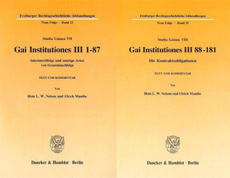 Gai Institutiones III 1-181