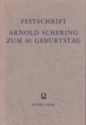 Festschrift Arnold Schering