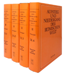 Aufstieg und Niedergang der römischen Welt (ANRW) /Rise and Decline of the Roman World. Part 2/Vol. 31/1-4