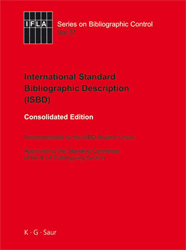 ISBD: International Standard Bibliographic Description