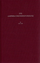 Die Amerbachkorrespondenz. Band IV