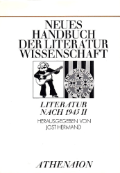 Neues Handbuch der Literaturwissenschaft. Band 22: Literatur nach 1945 II