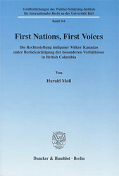 First Nations, First Voices. - Moll, Harald