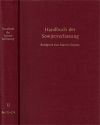 Handbuch der Sowjetverfassung