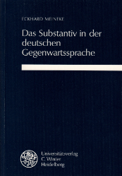 Das Substantiv in der deutschen Gegenwartssprache - Meineke, Eckhard