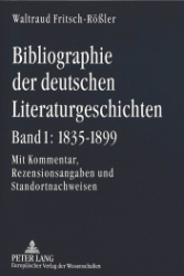 Bibliographie der deutschen Literaturgeschichten