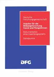 Deutsche Forschungsgemeinschaft: Impulse für die Bildungsforschung