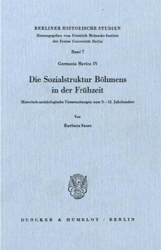 Die Sozialstruktur Böhmens in der Frühzeit