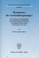 Renaissance des Verschuldensprinzips?