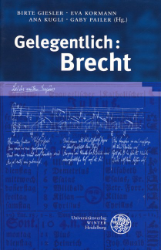 Gelegentlich: Brecht