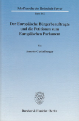 Der Europäische Bürgerbeauftragte und die Petitionen zum Europäischen Parlament