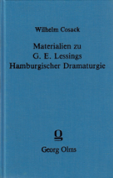 Materialien zu Gotthold Ephraim Lessing's Hamburgischer Dramaturgie