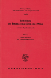 Reforming the International Economic Order