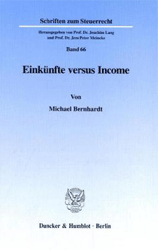 Einkünfte versus Income
