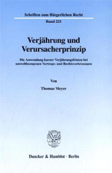 Verjährung und Verursacherprinzip