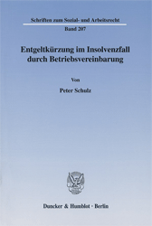 Entgeltkürzung im Insolvenzfall durch Betriebsvereinbarung