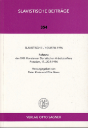 Slavistische Linguistik 1996