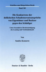 Die Konkurrenz der deliktischen Schadensersatzansprüche von Eigentümer und Besitzer gegen den Schädiger