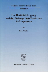 Die Berücksichtigung sozialer Belange im öffentlichen Auftragswesen