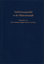 Buchcover Stabilisierungspolitik in der Marktwirtschaft
