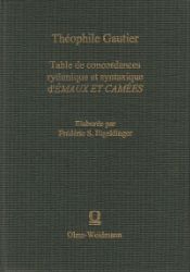 Table de concordances rythmique et syntaxique d' Émaux et Camées