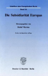 Die Subsidiarität Europas