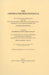 Die Amerbachkorrespondenz. Band IX/1 (broschierte Ausgabe)