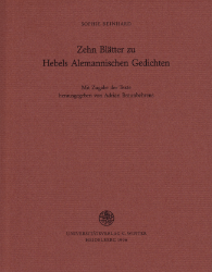 Zehn Blätter zu Hebels Alemannischen Gedichten
