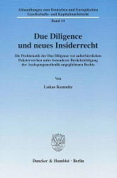 Due Diligence und neues Insiderrecht