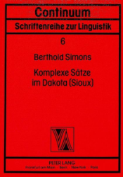 Komplexe Sätze im Dakota (Sioux)