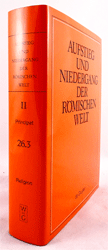 Aufstieg und Niedergang der römischen Welt (ANRW) /Rise and Decline of the Roman World. Part 2/Vol. 26/3