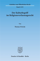 Der Kulturbegriff im Religionsverfassungsrecht