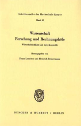 Wissenschaft, Forschung und Rechnungshöfe