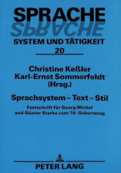 Sprachsystem - Text - Stil