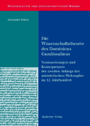 Die Wissenschaftstheorie des Dominicus Gundissalinus