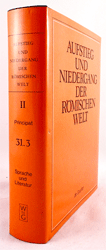 Aufstieg und Niedergang der römischen Welt (ANRW) /Rise and Decline of the Roman World. Part 2/Vol. 31/3