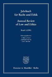 Jahrbuch für Recht und Ethik/Annual Review of Law and Ethics. Band 3 (1995)