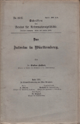 Das Interim in Württemberg