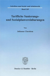 Tarifliche Sanierungs- und Sozialplanvereinbarungen