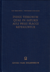 Index verborum quae in Saturis Auli Persi Flacci reperiuntur