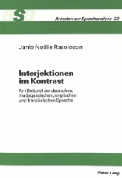 Interjektionen im Kontrast. - Rasoloson, Janie Noëlle