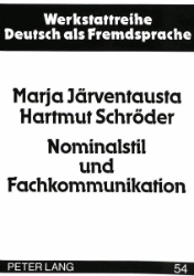 Nominalstil und Fachkommunikation