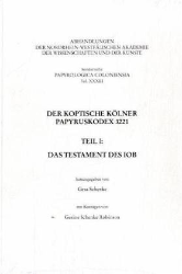 Der koptische Kölner Papyruskodex 3221. Teil 1