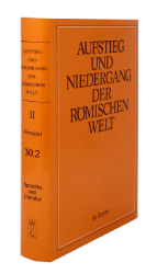 Aufstieg und Niedergang der römischen Welt (ANRW) /Rise and Decline of the Roman World. Part 2/Vol. 30/2