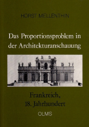 Das Proportionsproblem in der Architekturanschauung: Frankreich, 18. Jahrhundert