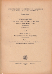 Bibliographie zur Vor- u. Frühgeschichte Mitteldeutschlands hrsg. von Martin Jahn, Band 2: